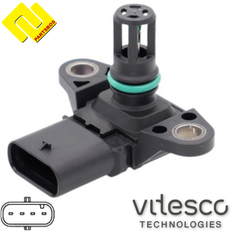 SCHAEFFLER VITESCO 573001910 Intake Manifold Pressure Sensor MAP for BMW ,MINI
-PARTSBOS-