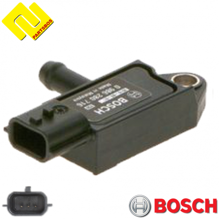 BOSCH 0986280716 Exhaust Pressure Sensor 
 PARTSBOS
