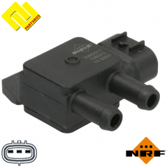 NRF 708043 Exhaust Pressure Sensor 
for FIAT ,HYUNDAI ,KIA ,MAZDA ,MITSUBISHI ,NISSAN ,RENAULT TRUCKS ,
-PARTSBOS-