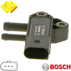 BOSCH 0986280718 Exhaust Pressure Sensor 
for CITROEN ,MAZDA ,MITSUBISHI ,PEUGEOT ,SUBARU ,
-PARTSBOS-