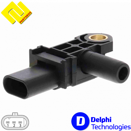 DELPHI DPS00063-12B1 Exhaust Pressure Sensor 
for FORD ,
-PARTSBOS-
