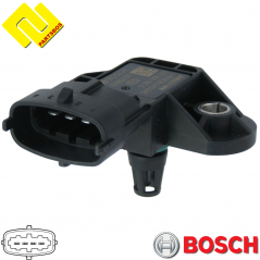 BOSCH 0281006330 Intake Manifold Pressure Sensor MAP for JEEP ,MASERATI ,VM MOTORI .-PARTSBOS- BOSCH 0281006330 Intake Manifold Pressure Sensor MAP for JEEP ,MASERATI ,VM MOTORI .-PARTSBOS-