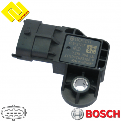BOSCH 0281006330 Intake Manifold Pressure Sensor MAP for JEEP ,MASERATI ,VM MOTORI .-PARTSBOS- BOSCH 0281006330 Intake Manifold Pressure Sensor MAP for JEEP ,MASERATI ,VM MOTORI .-PARTSBOS-