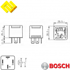 BOSCH 0986332212 Multifunctional Relay 12v 30A ,-PARTSBOS- BOSCH 0986332212 Multifunctional Relay 12v 30A ,-PARTSBOS-