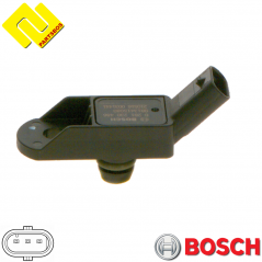 BOSCH 0261230486 Intake Manifold Pressure Sensor MAP for DS ,CITROEN ,OPEL ,PEUGEOT ,
-PARTSBOS-