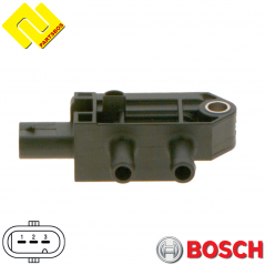 BOSCH 0986280725 Exhaust Pressure Sensor 
for AUDI ,BENTLEY ,CUPRA ,MAN ,PORSCHE ,SEAT ,SKODA ,VW ,
-PARTSBOS-