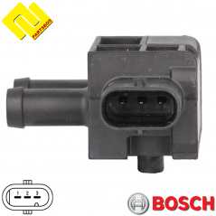 BOSCH 0986280725 Exhaust Pressure Sensor 
for AUDI ,BENTLEY ,CUPRA ,MAN ,PORSCHE ,SEAT ,SKODA ,VW ,
-PARTSBOS-