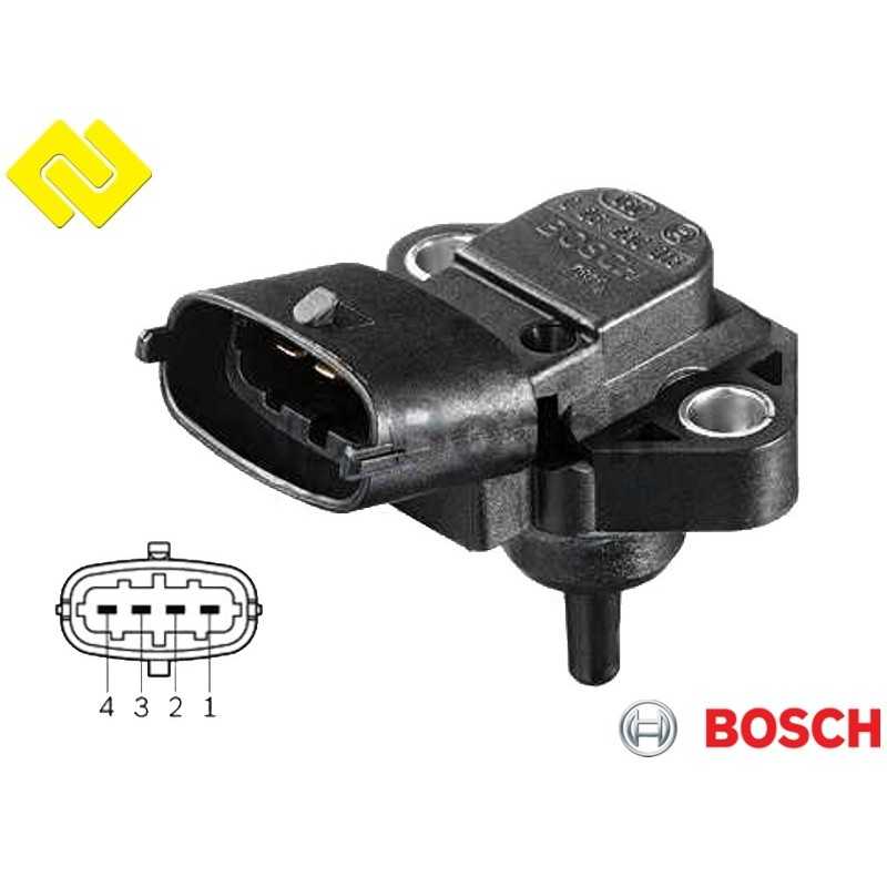 BOSCH Intake Manifold Boost Pressure Sensor MAP compatible with DAF FORD USA IVECO 1992-0281002316 