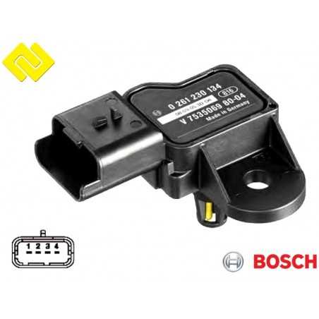 BOSCH 0261230134 Intake Manifold Pressure Sensor MAP 
PARTSBOS