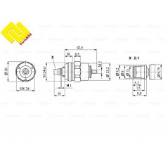 BOSCH F002D20502 Fuel Shutdown Shutoff Solenoid Valve 24V ,
PARTSBOS BOSCH F002D20502 Fuel Shutdown Shutoff Solenoid Valve 24V ,
PARTSBOS