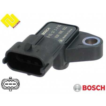 BOSCH F01R00E011 Intake Manifold Pressure Sensor MAP
 PARTSBOS