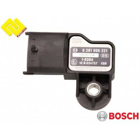 BOSCH 0281006321 Intake Manifold Pressure Sensor MAP 
for MAN ,
-PARTSBOS-