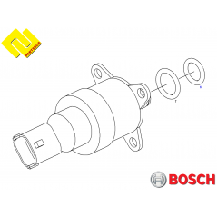 BOSCH 1465ZS0113 Fuel Pressure Regulator 
,replaces 0928400806 ,for fuel pumps 0445020139 ,0445020263 ,-PARTSBOS-