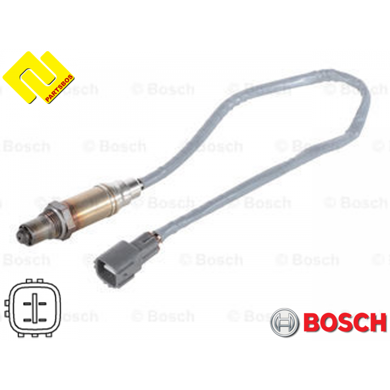 BOSCH F00HL00184 , Lambda Sensor ,4 Pins ,Length:725 mm , https://partsbos.shop/