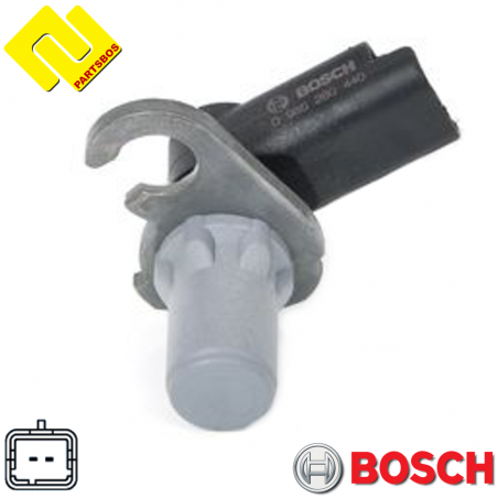 BOSCH 0986280440 Sensor, crankshaft pulse - PARTSBOS 