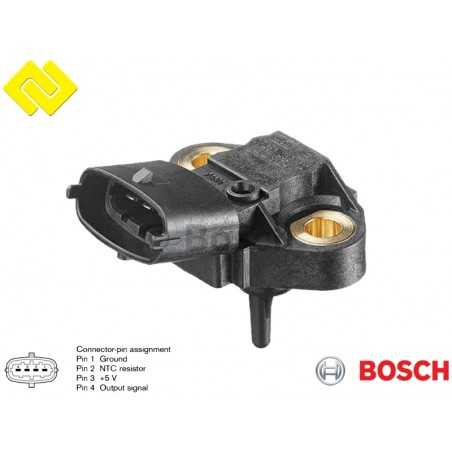 BOSCH 0261230249 Intake manifold pressure sensor ,Sensor MAP -PARTSBOS 