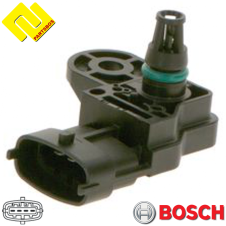 BOSCH 0261230443 Intake Manifold Pressure Sensor MAP ,
PARTSBOS