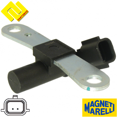 MAGNETI MARELLI 064848195010 ,SAG195  CRANKSHAFT RPM SENSOR ,PARTSBOS 