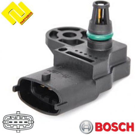 BOSCH 0261230042 Intake Manifold Pressure Sensor MAP 
 PARTSBOS