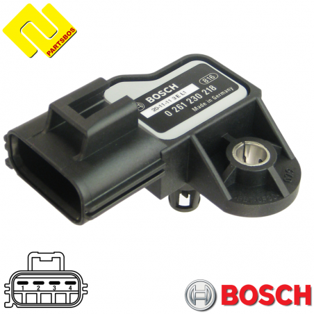 BOSCH 0261230218 ,0261230219 Intake Manifold Pressure Sensor MAP
 PARTSBOS