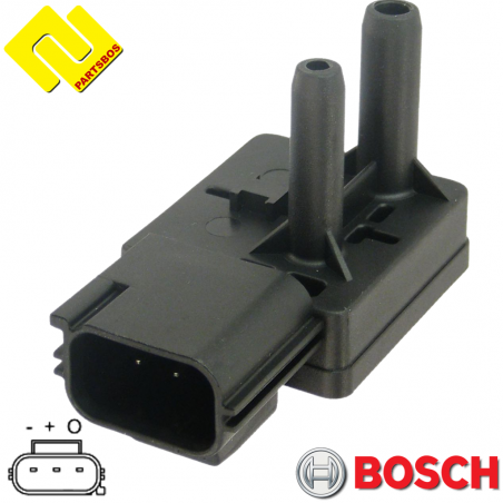 BOSCH 0986280717 Exhaust Pressure Sensor ,
 PARTSBOS