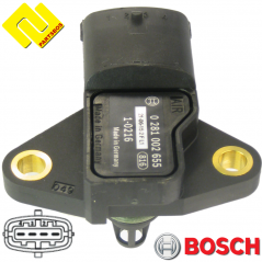 BOSCH 0281002655 ,0281002233 Intake Manifold Pressure Sensor MAP ,PARTSBOS BOSCH 0281002655 ,0281002233 Intake Manifold Pressure Sensor MAP ,PARTSBOS