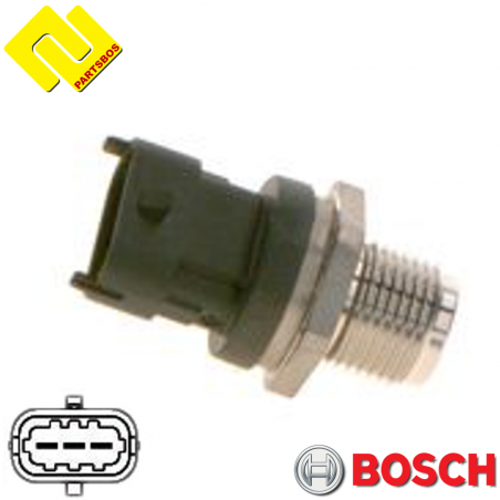 BOSCH 0281006177 Fuel Pressure Sensor for AGCO ,SISU ,ASPERA ,FENDT ,MASSEY FERGUSON ,VALTRA ,
,PARTSBOS