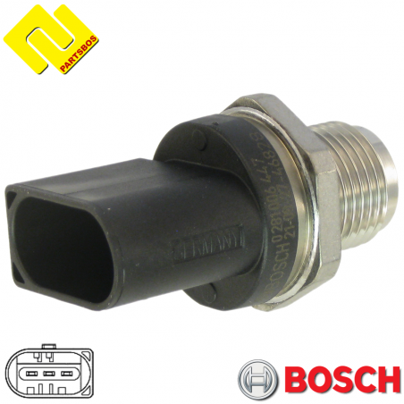 BOSCH 0281006447 ,0281002948 Fuel Injection Pressure Sensor ,
 -PARTSBOS-