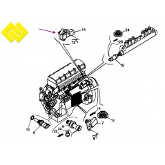 DT 5.41220 Intake manifold air pressure sensor MAP,
PARTSBOS